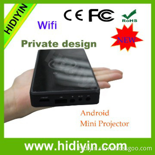 New Latest private Android led Mini Pocket Projector